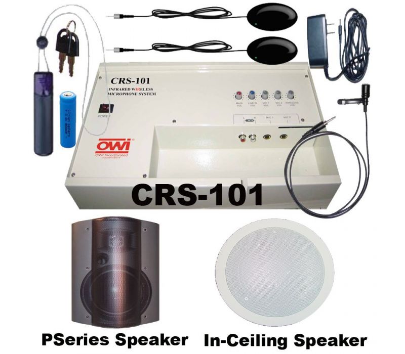 CRS-101 Infrared Wireless Microphone System 